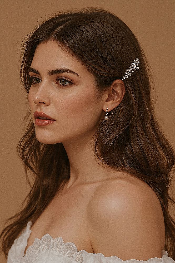 Natural Wavy Bridal Hair: Romantic & Effortless Wedding Day Style