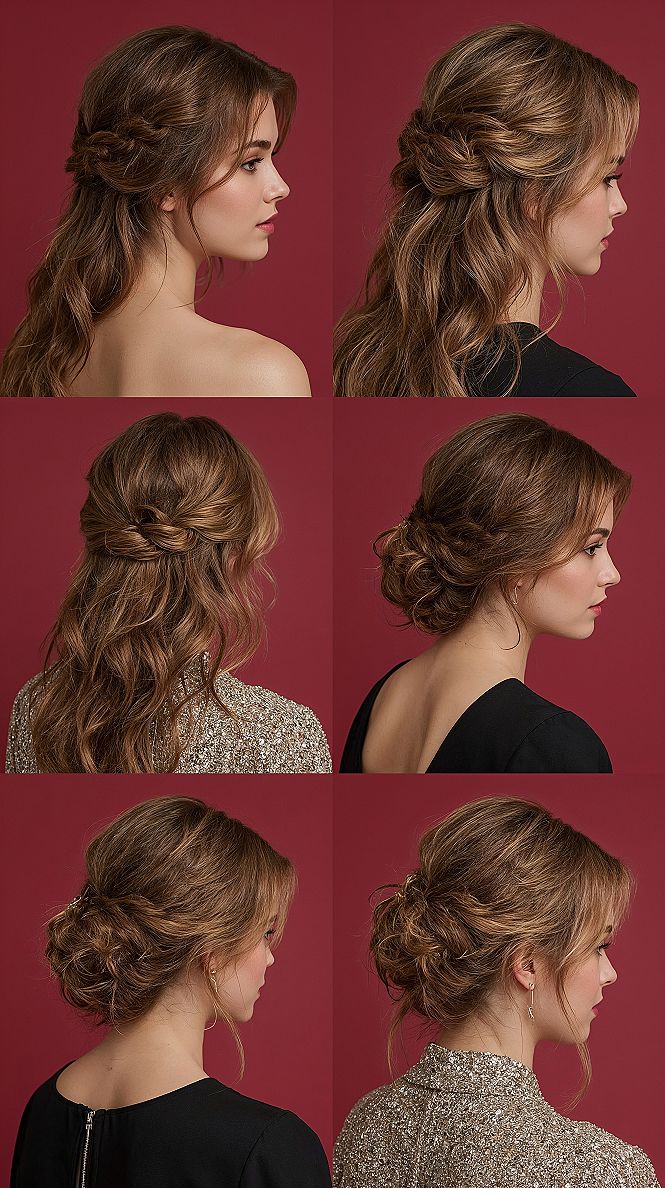 30 Elegant Long Hair Updos & Half Updos: 2024 Trend Inspiration