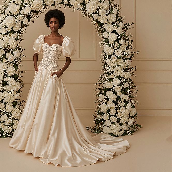 African Wedding Dresses: Luxury Baroque Opulence