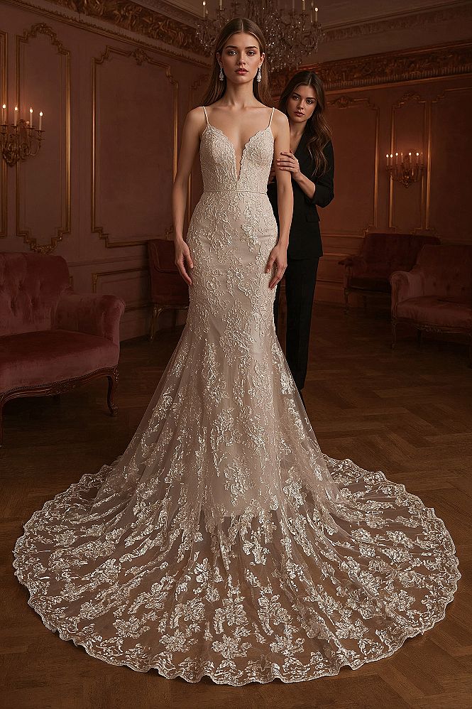 Mermaid Cut Wedding Dresses for Classic Chic Bridal Style