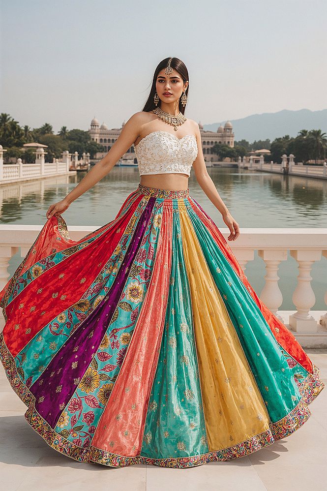 Vibrant Gujarati Wear: Unique Chaniya Choli for Navratri & Weddings
