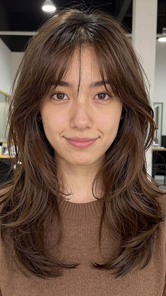Choosing Textured Shag Layers with Full Fringe