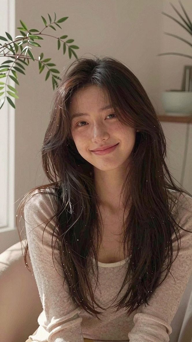 Choosing Wispy Layered Bangs for Brown Hair