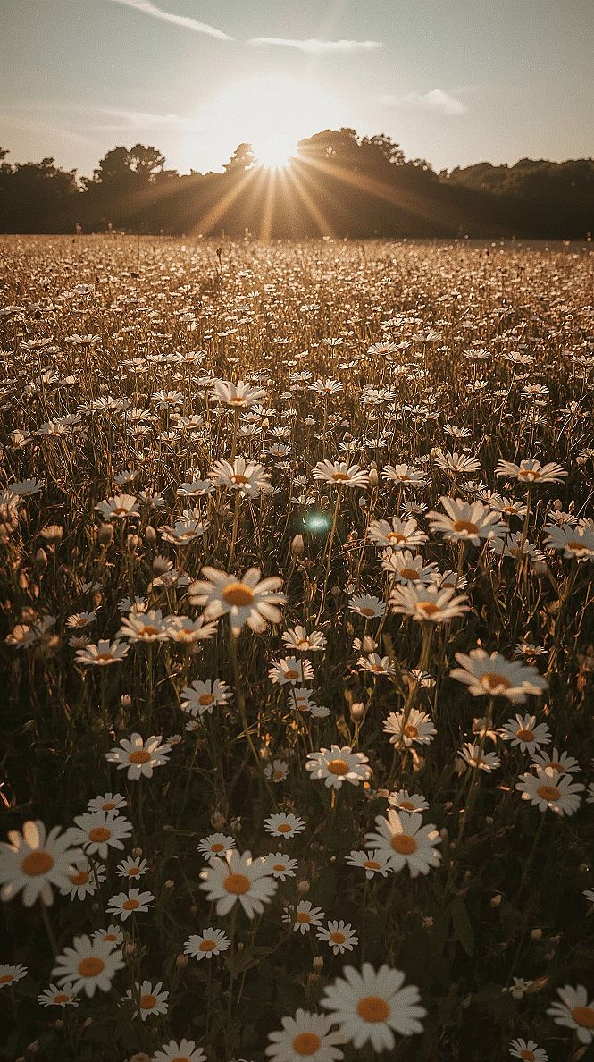Sunny Nature Aesthetic: Golden Hour Summer Wallpapers 4K