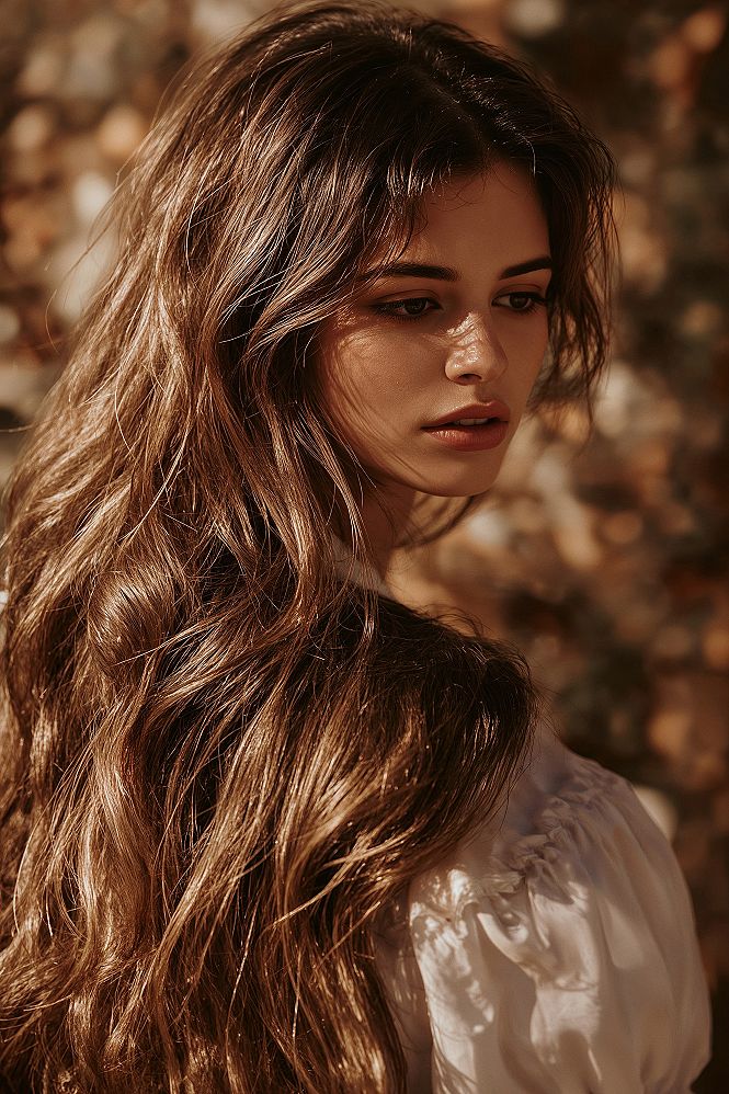 Fall Hair Goals: Stunning Highlights & Chic Messy Bun Styles