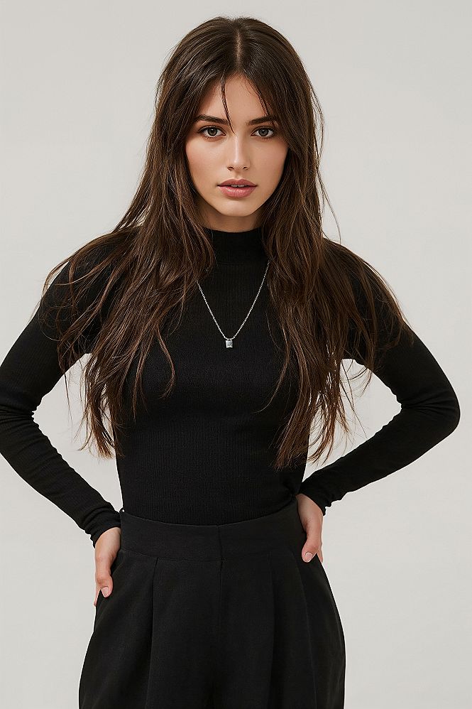 Modern Edge: Aesthetic Butterfly Haircut with Wispy Curtain Bangs