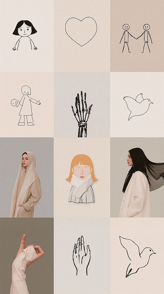 Aesthetic Matching Wallpapers for Cute & Stylish Phone Screens