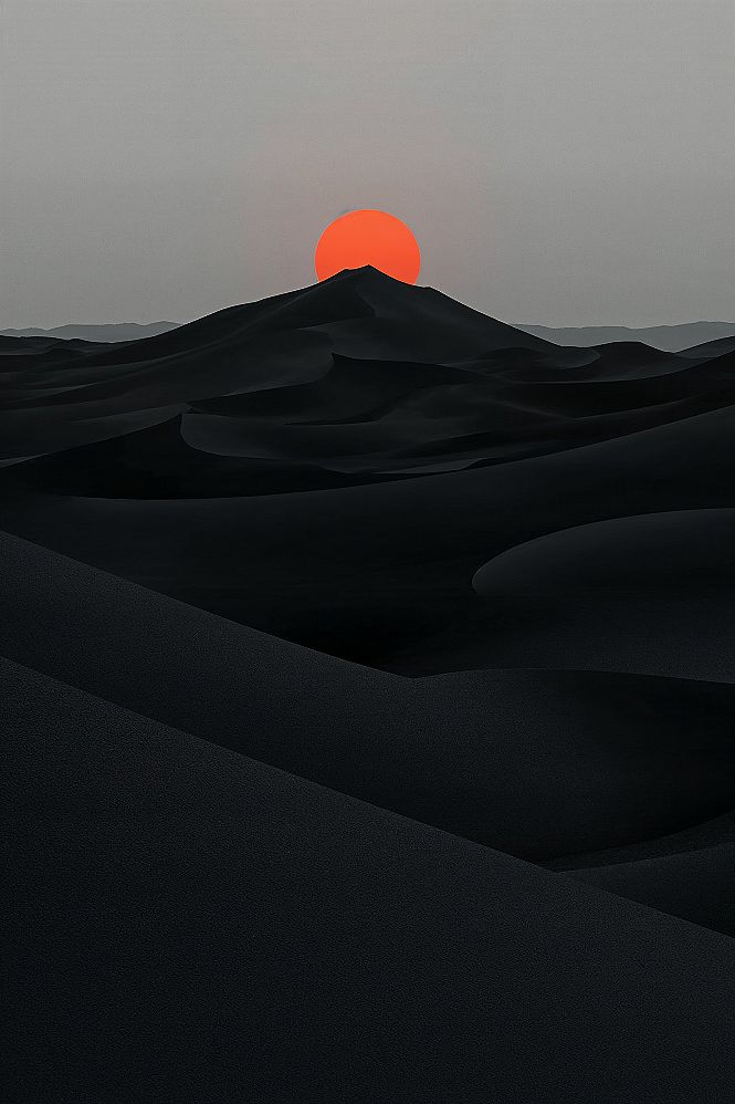 Minimalist Dark Nature: Ultimate MacBook & Desktop Wallpaper 2024