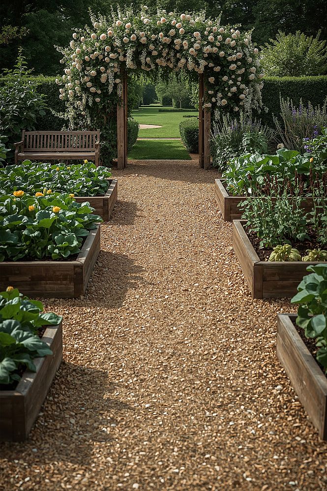 Elegant Archways & Lush Beds: Luxury Vegetable Garden Design Goals