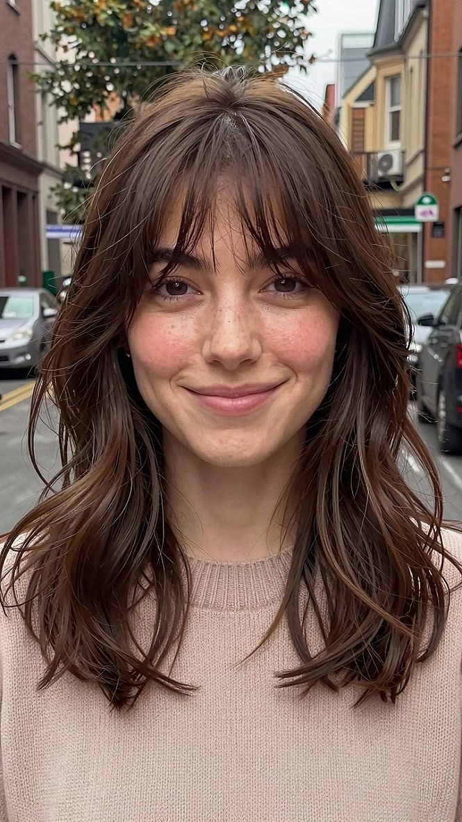 Maintaining Medium Length Curtain Bangs and Waves