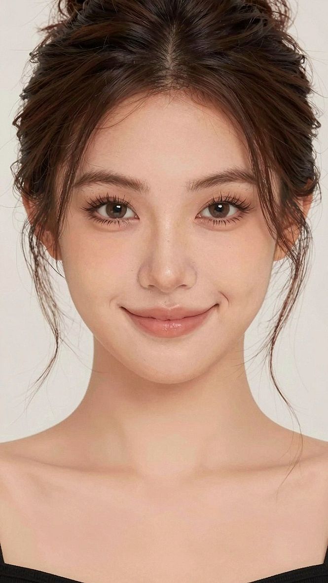Loose Textured Top Knot with Soft Face Framing Pieces
