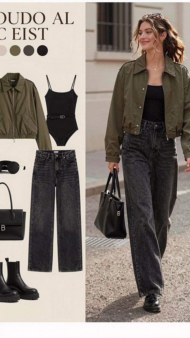 Keeping Your Cropped Green Jacket and Black Jeans Fresh
