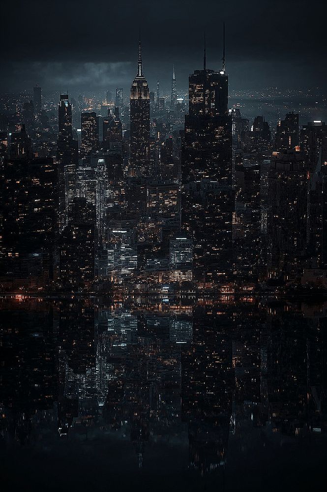 Abstract Cityscape: Aesthetic Laptop Wallpaper HD 4K for Your PC