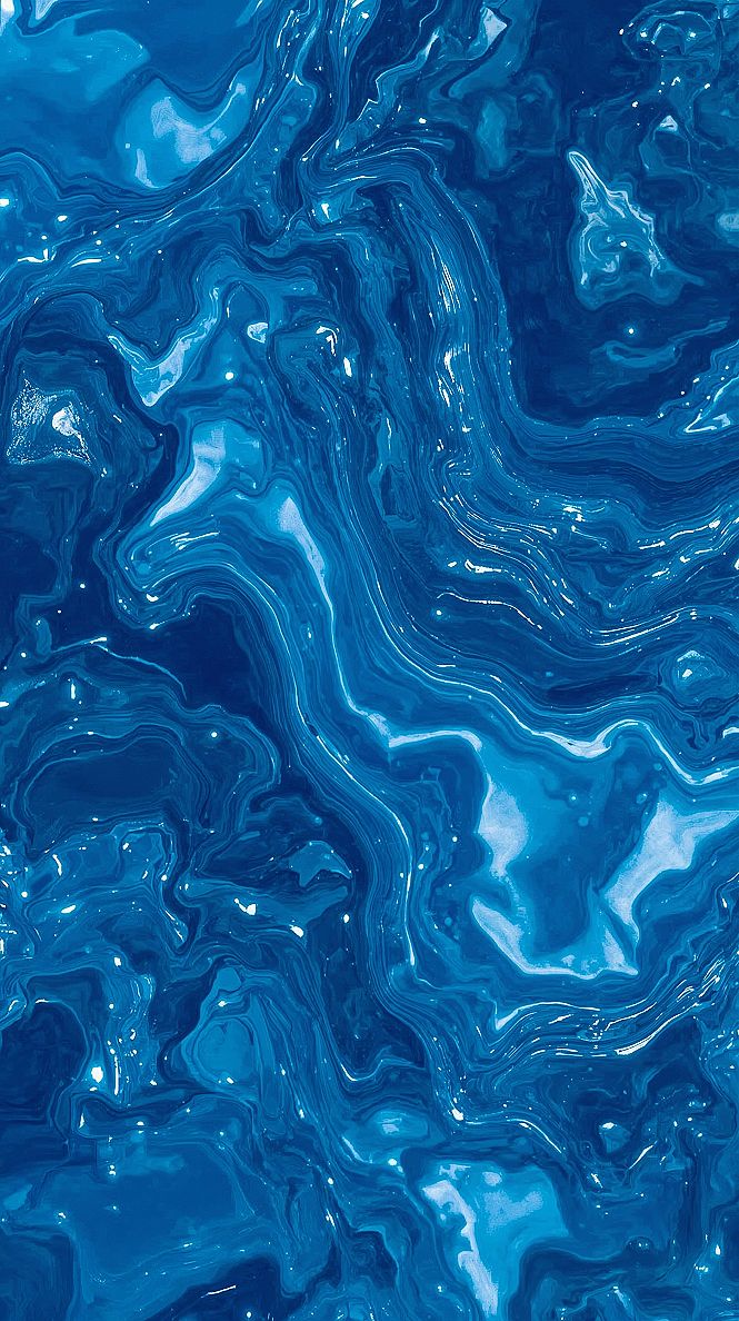 Tranquil Blue Swirl iPad Wallpaper: Royal Blue Aesthetic Art