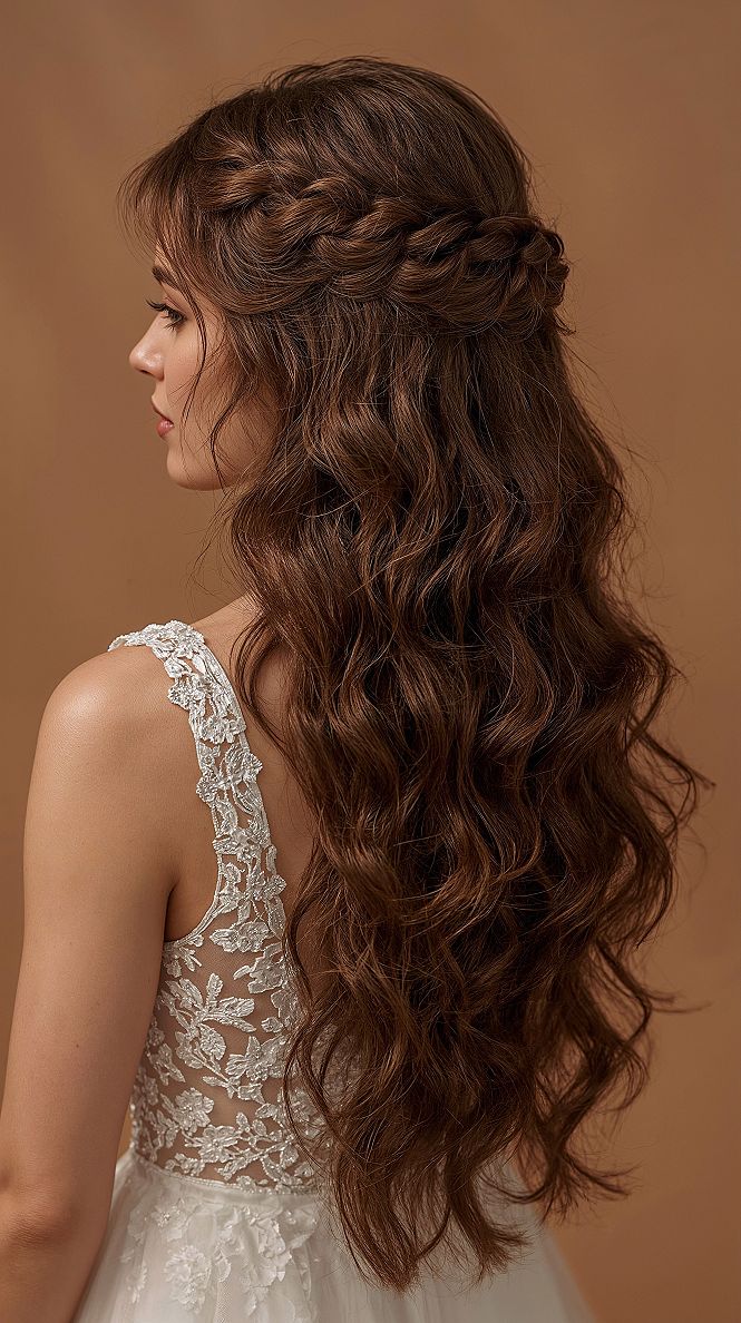 Romantic Half Up Half Down Wedding Hair: Dreamy Bridal Style