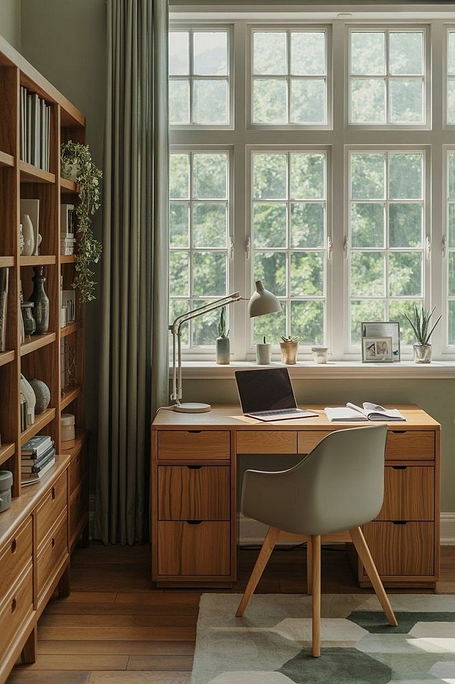 Smart Window Office Ideas: Integrated Desks for Small Spaces