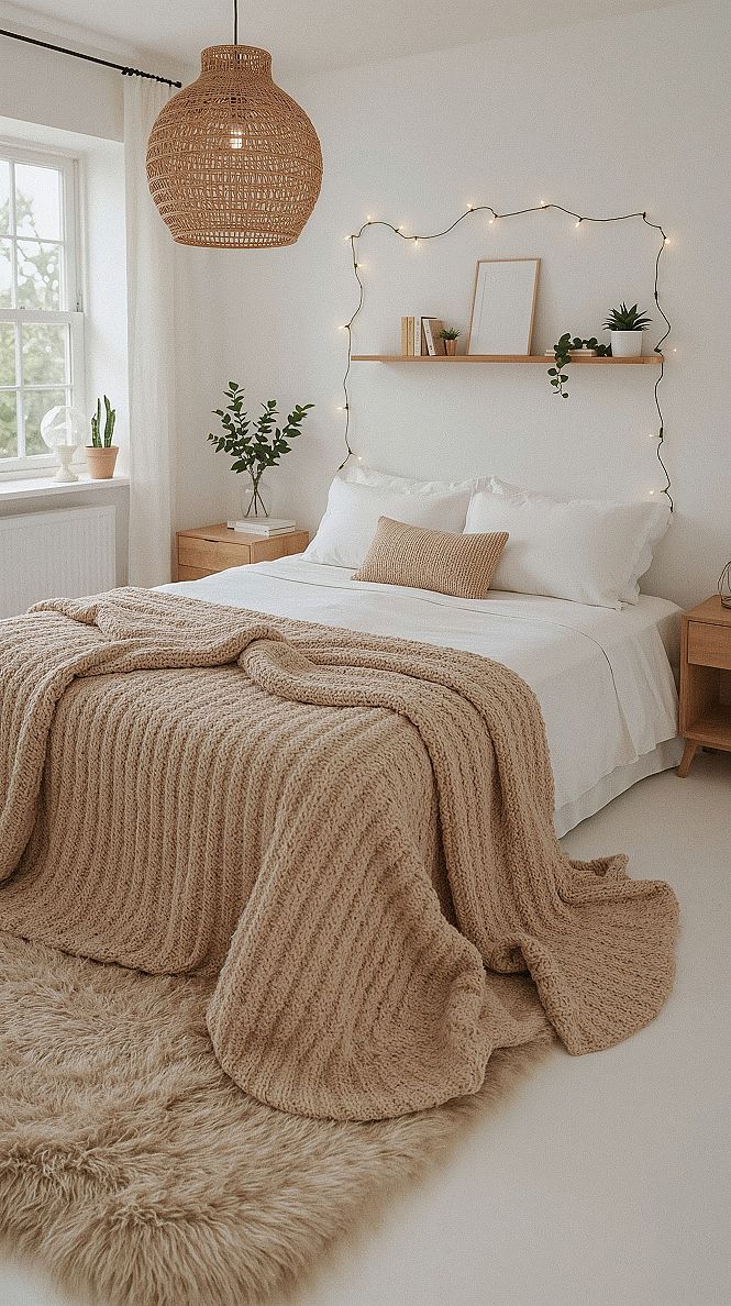 Dream Boho Teenage Bedroom: Stylish Room Decor for a Neutral Haven