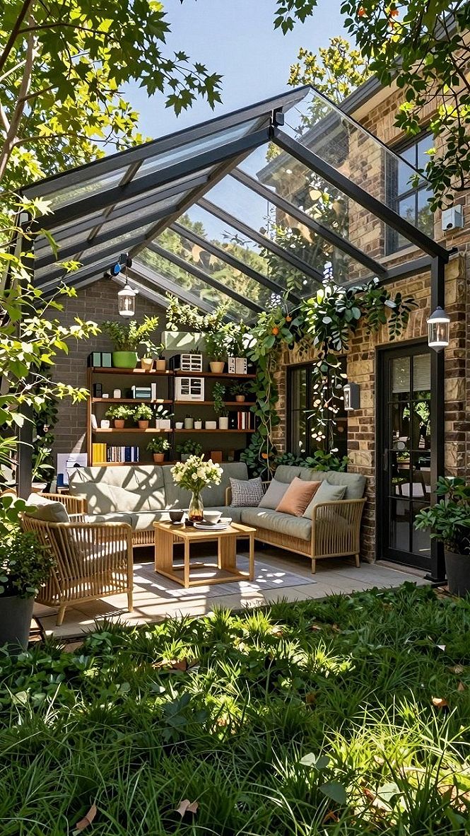 Creating Bright Glass Roof Patios in Spanish Homes
