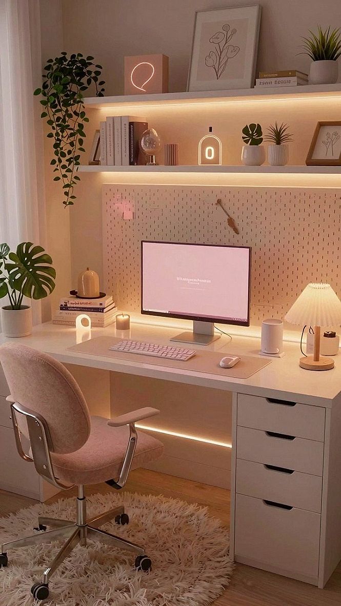 Adding Warm Ambient Backlighting to Your Pink Desk Setup