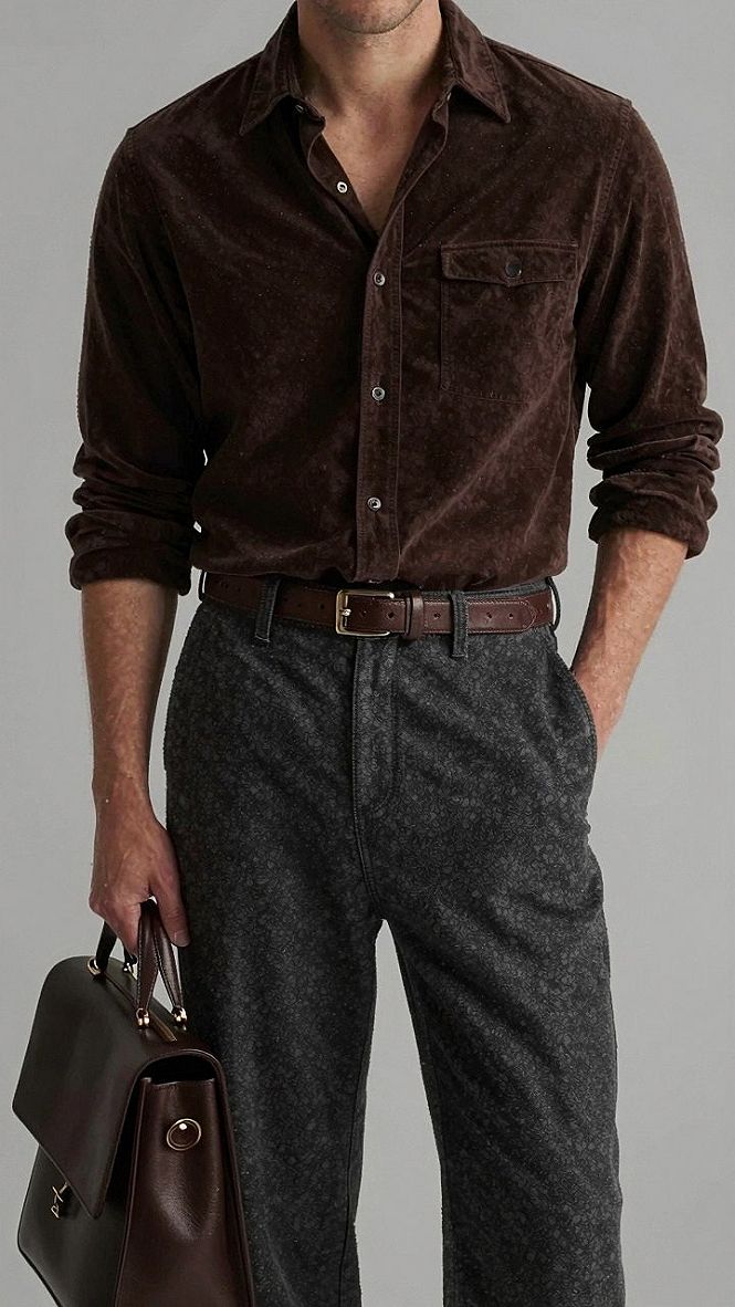 Adding Texture with a Corduroy Shirt for Autumn