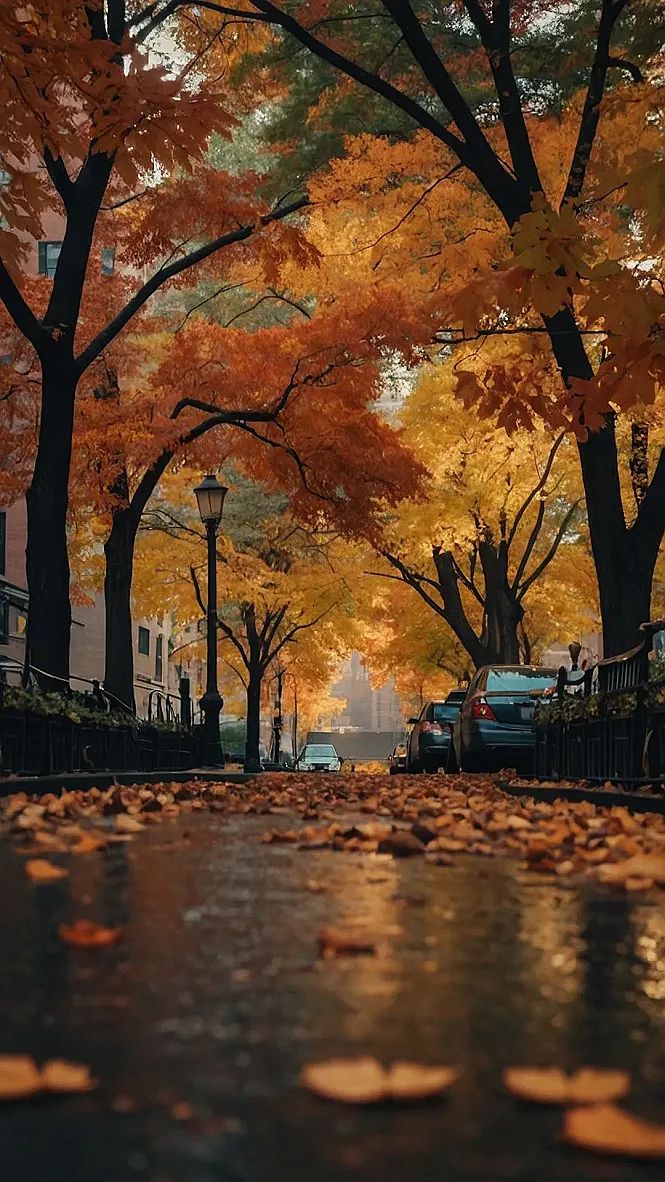 City Lights, Autumn Hues: