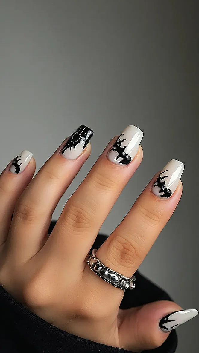 Spooky Chic:  Fright-Night Mani
