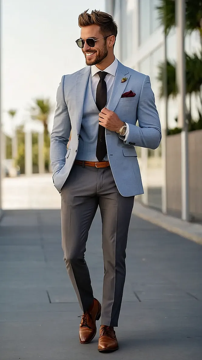 Cool Suited:  Effortless Elegance