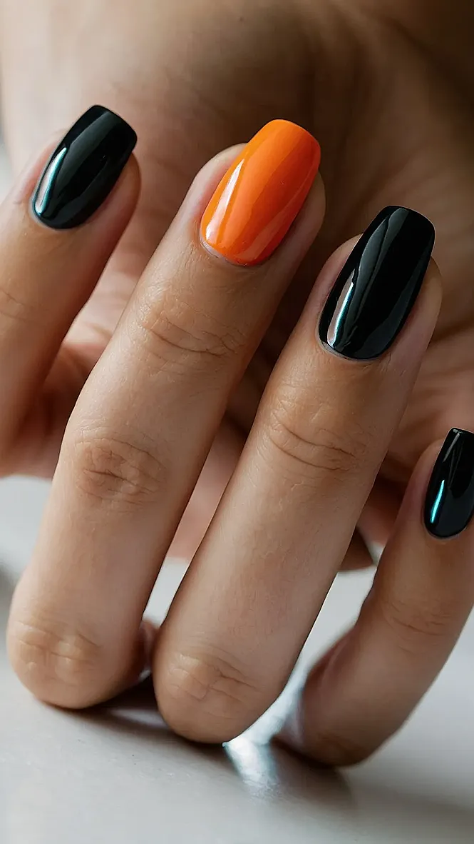 Spooktacular Pumpkin Nails!