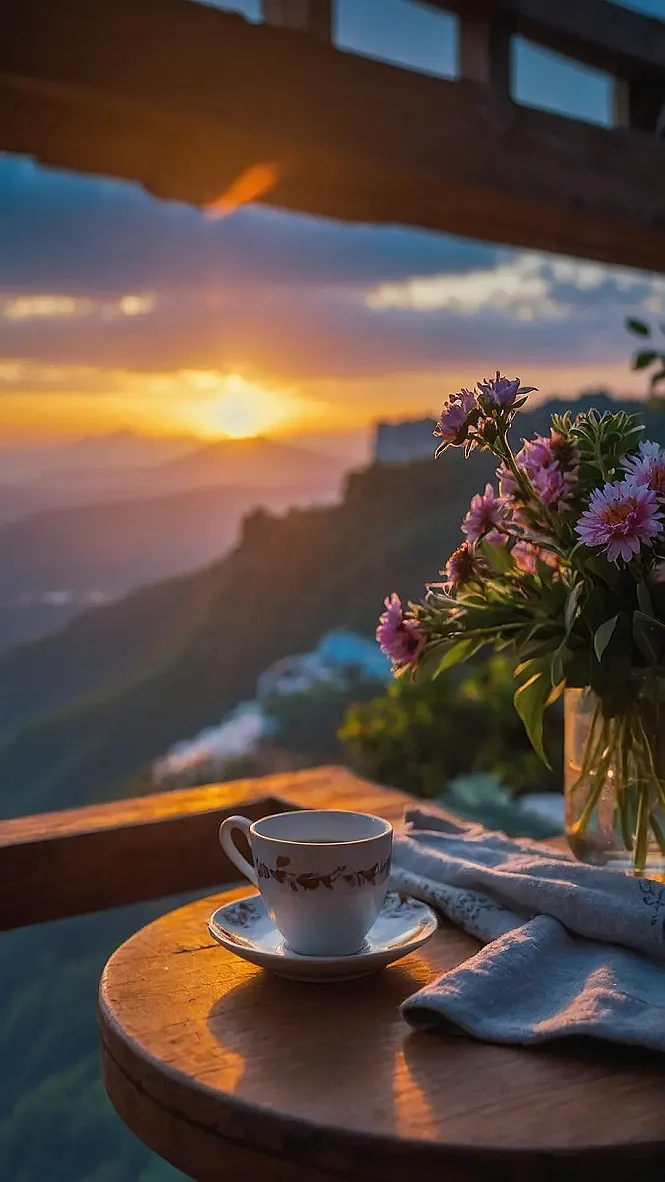 Sunrise Sips with a View: