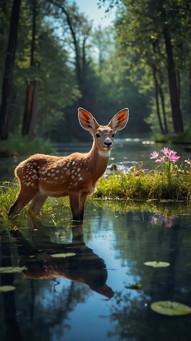 Fawn-tastic Reflection!