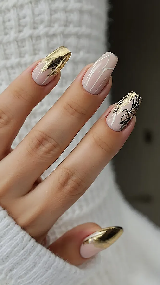 Golden Leaf Chic