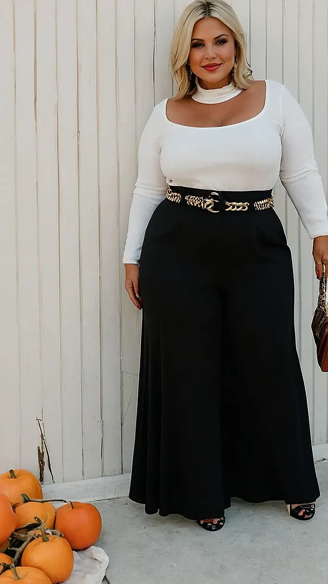 Plus Size Fashion:  Pumpkin Spice and Everything Nice!