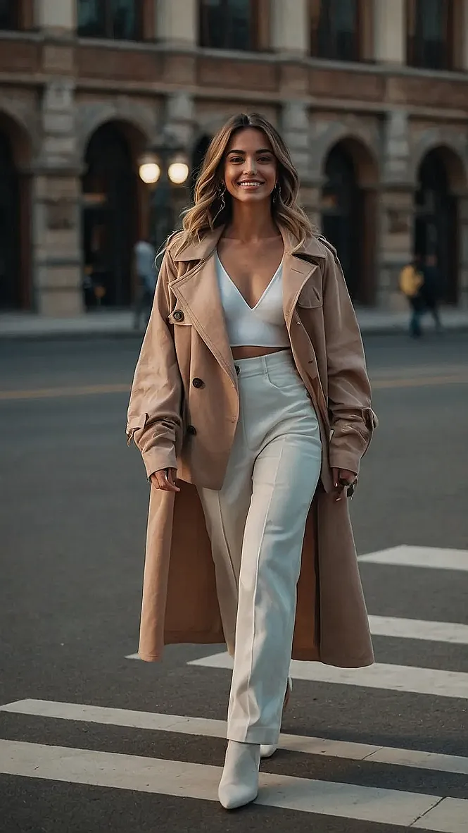 Trench Coat Majesty: Fall's Style Statement