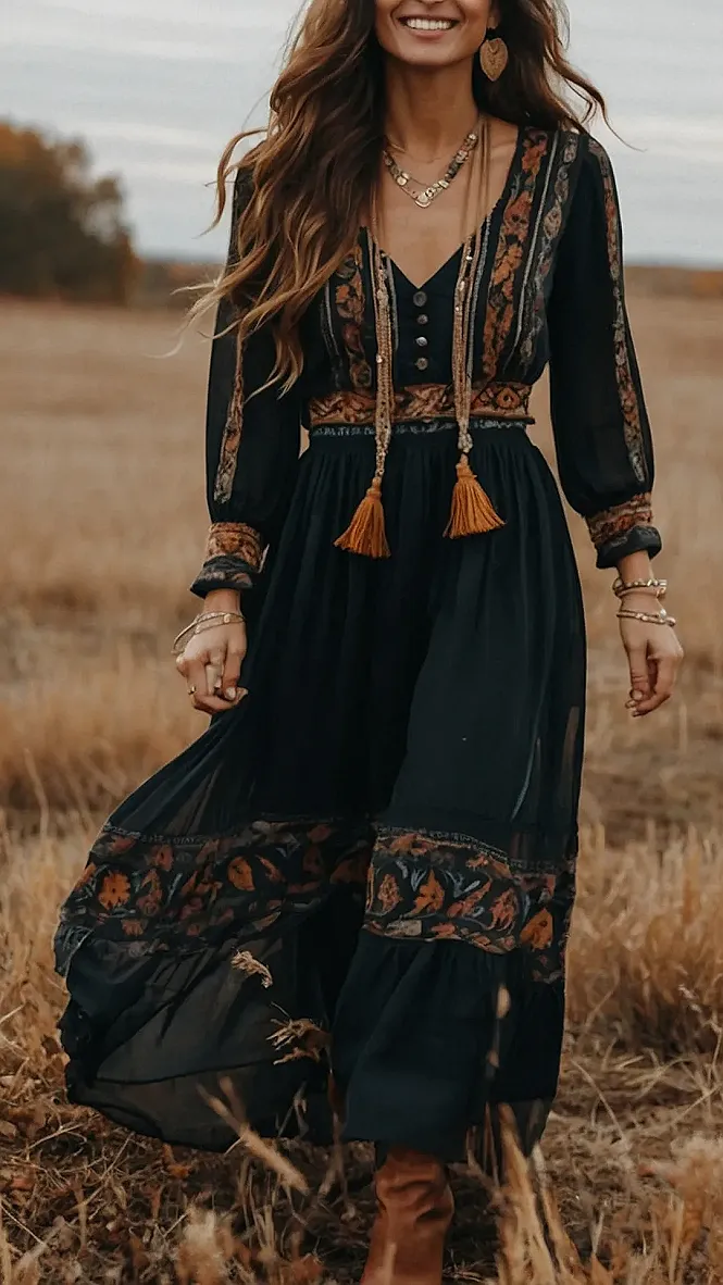 Boho Chic: Fall's Autumn Hues