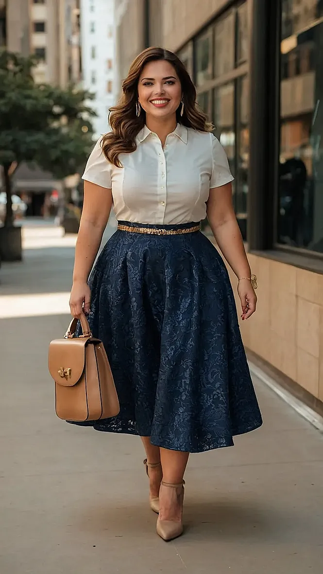 Plus Size Fashion: The Confidence Queen