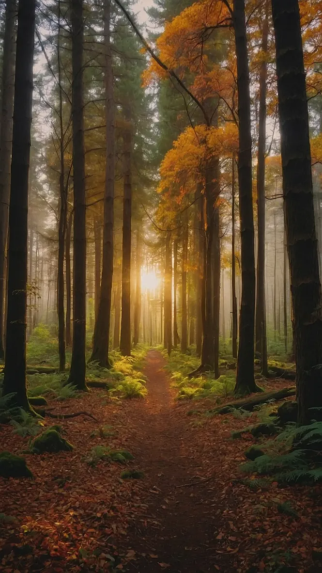 Golden Path in the Mist