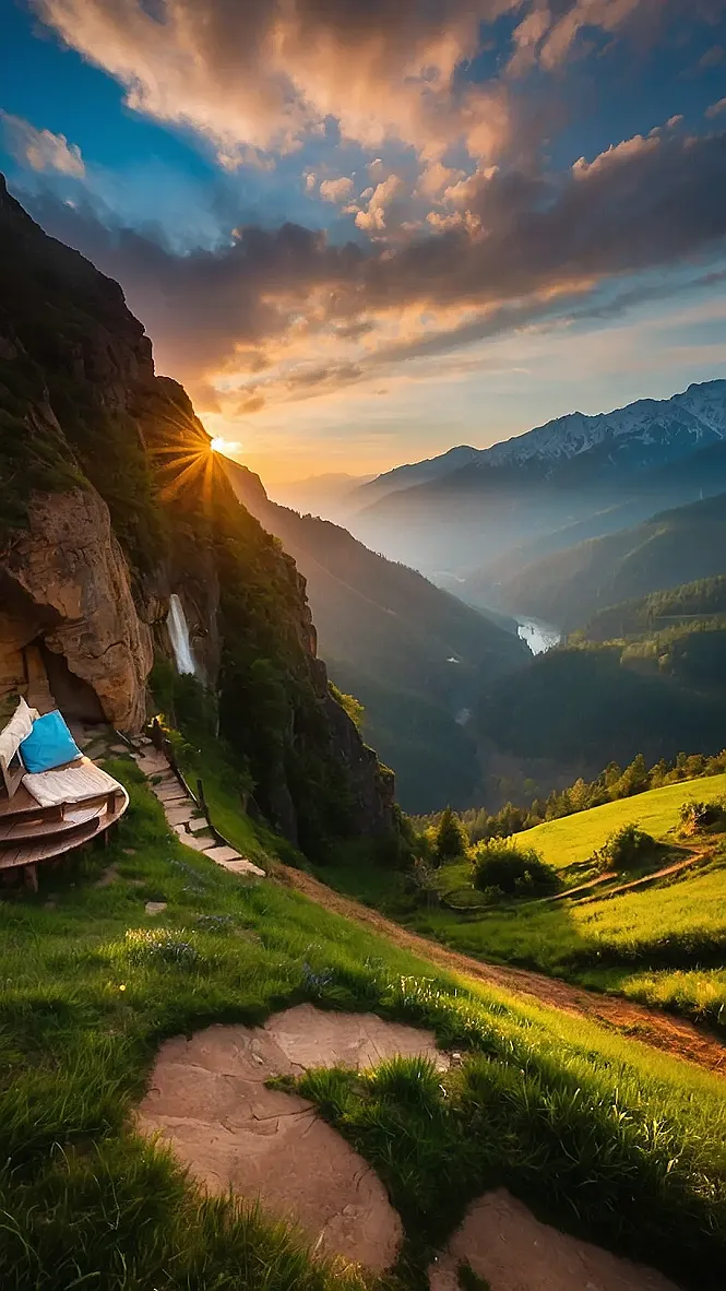 Relaxing in a Rockin' Retreat: