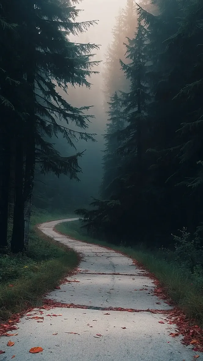 November's Foggy Path