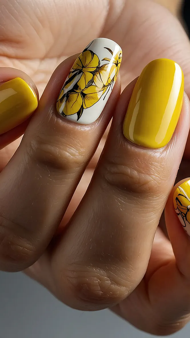 Goldenrod Mani
