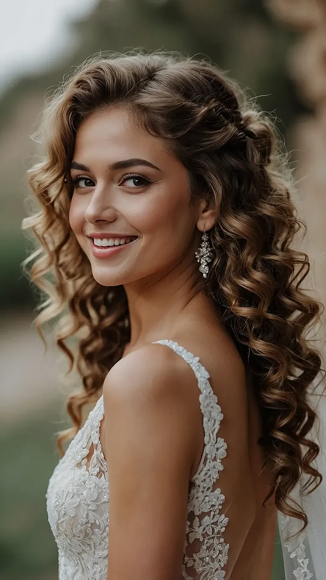Wedding Day Ringlets