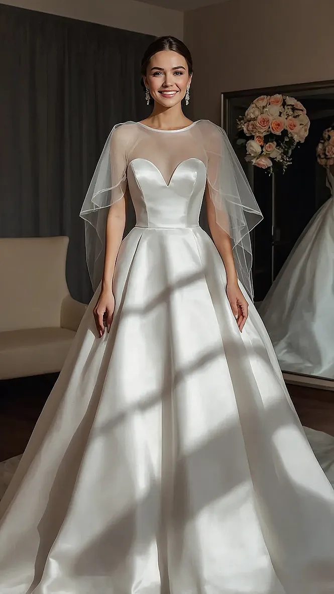 Gown Sleeves That Shine