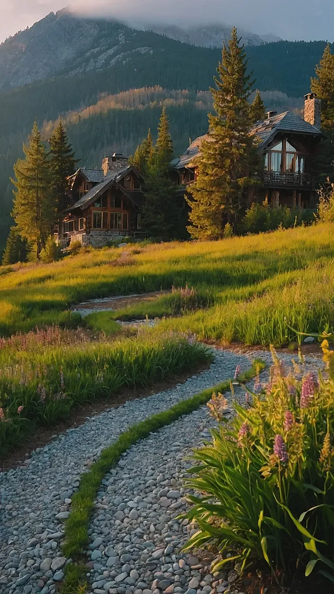 Serene Retreats Captured Aesthetic Mountain House Inspiration