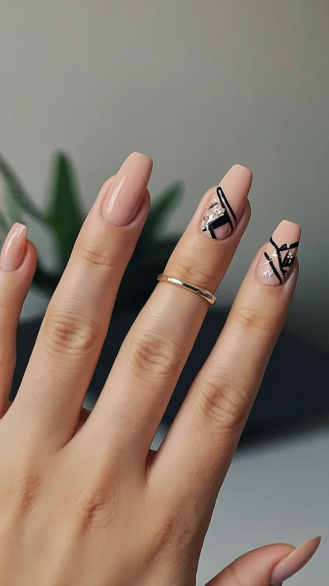 Black & Gold Majesty: Fall's Royal Touch