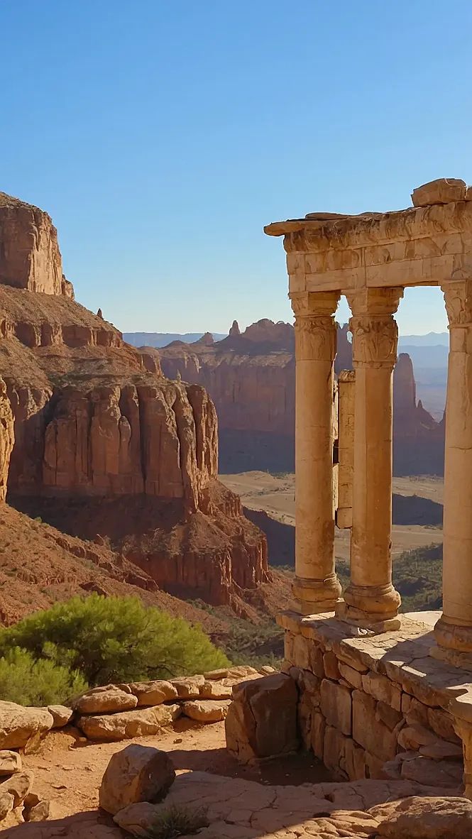 Skyline Ruins: A Timeless View: