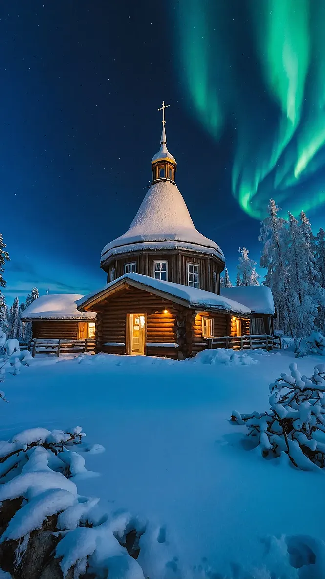 Epic Finnish Sky Canvas