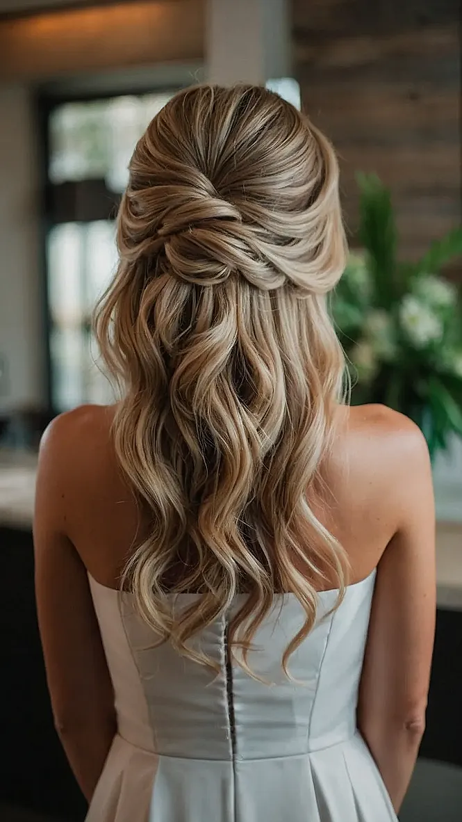 Beautiful Loose Waves for Effortless Bridesmaid Looks