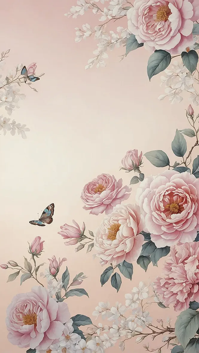 Fluttering Floral Charm