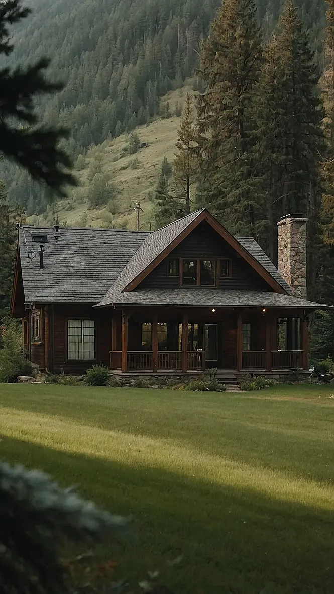 Modern Aesthetic Mountain Houses Blending Nature and Comfort