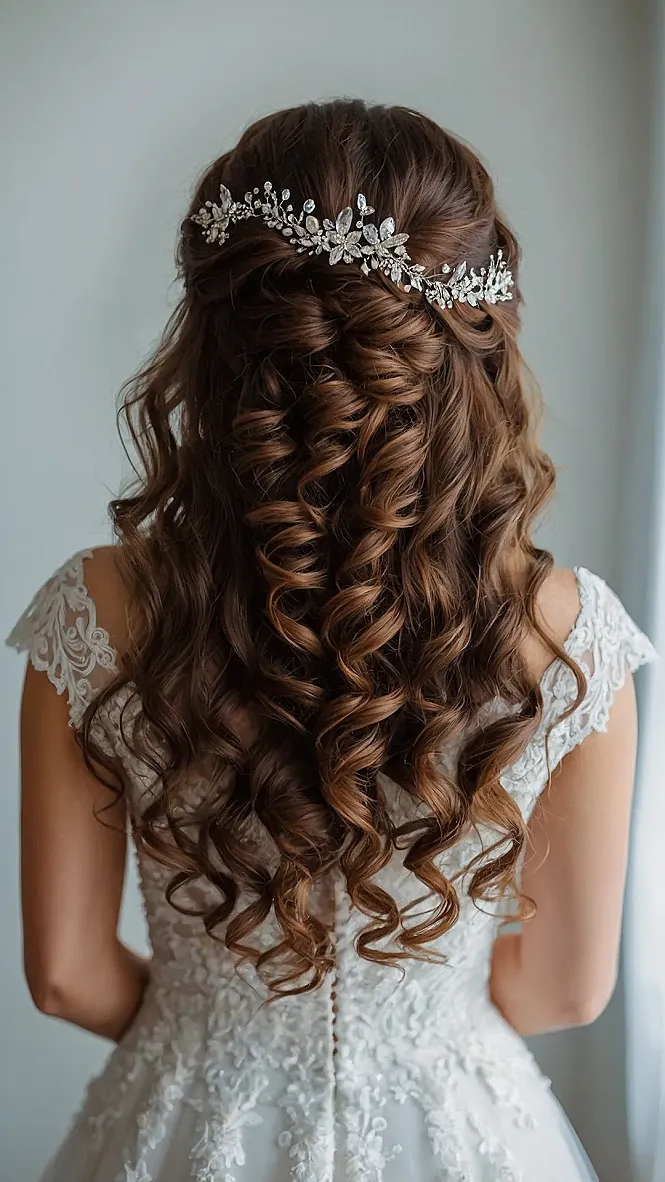Shining Bridal Curls