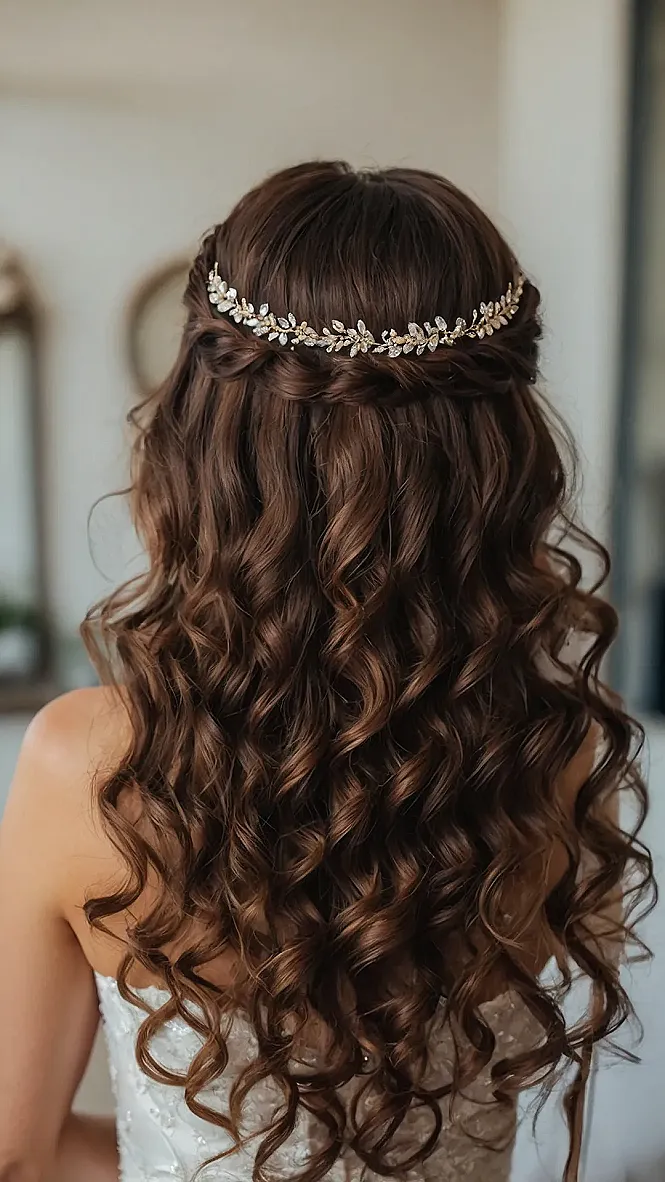 Wedding Guest Curls Shine